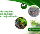 Cuándo alquilar, cuándo comprar equipo de jardinería.